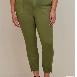 Torrid Olive Green Joggers